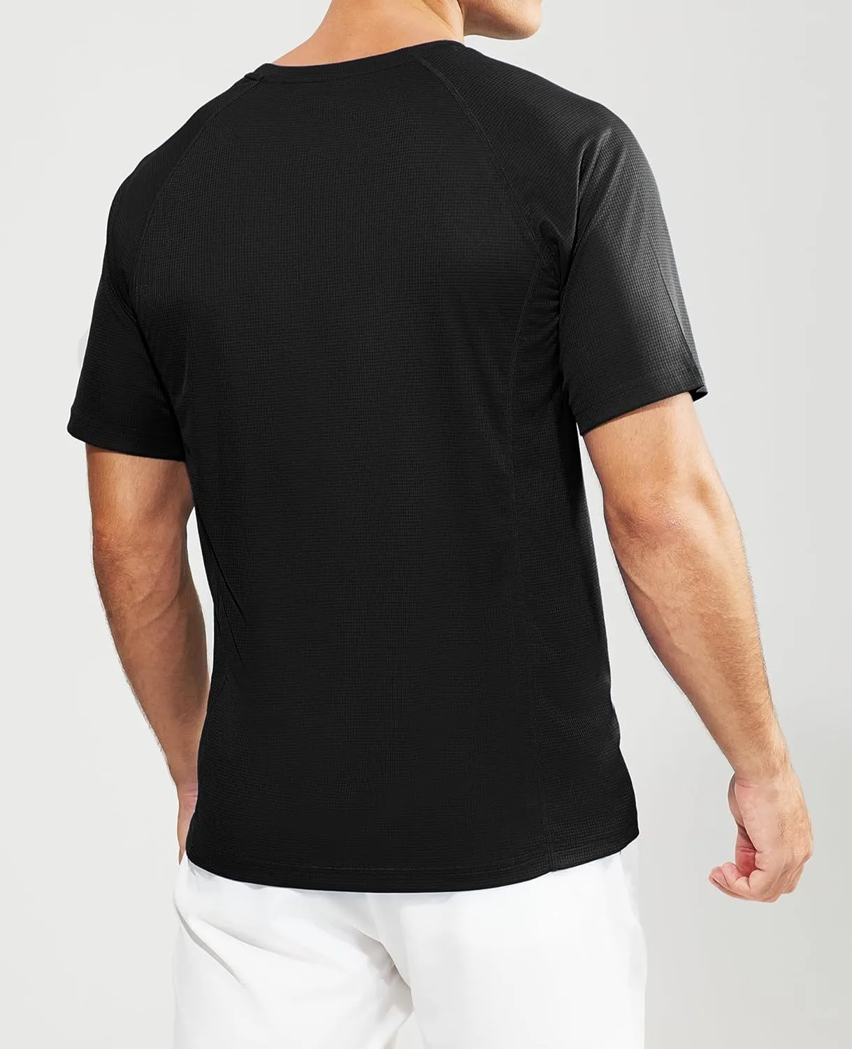 Haimont Men's Athletic Short Sleeve T Shirts Moisture Wicking Breathable Running Workout Gym Active Tee, Crew Neck