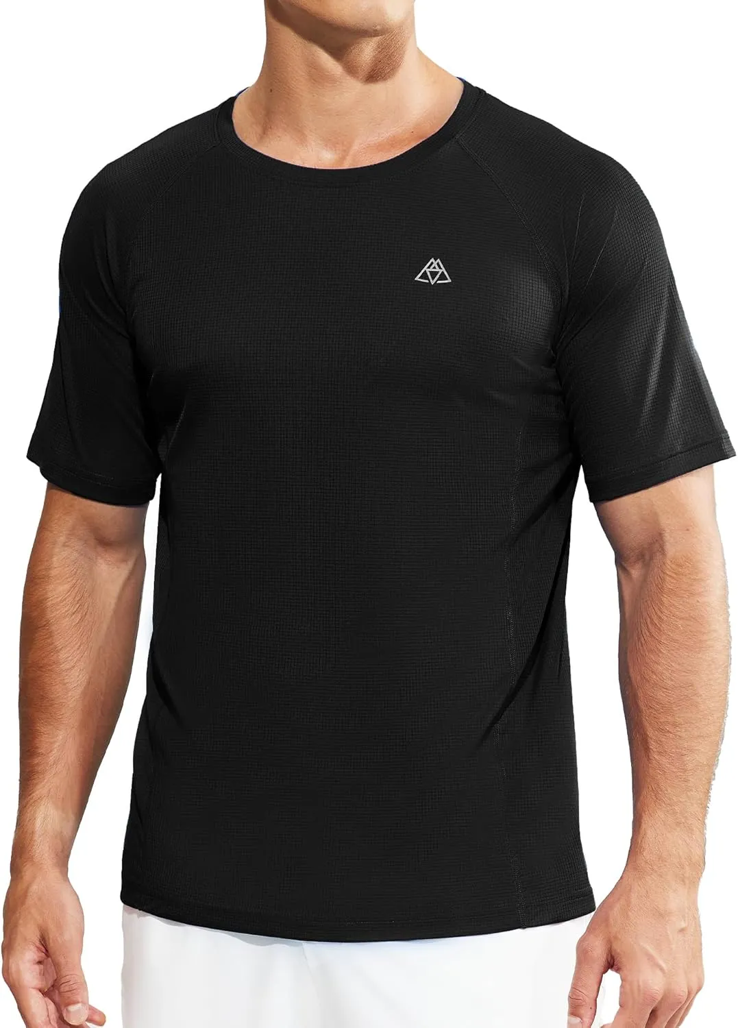 Haimont Men's Athletic Short Sleeve T Shirts Moisture Wicking Breathable Running Workout Gym Active Tee, Crew Neck