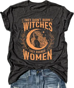 Halloween T Shirt Sanderson Sisters Bed and Breakfast Funny Letter Print Women Short Sleeve Graphic Tees Tops