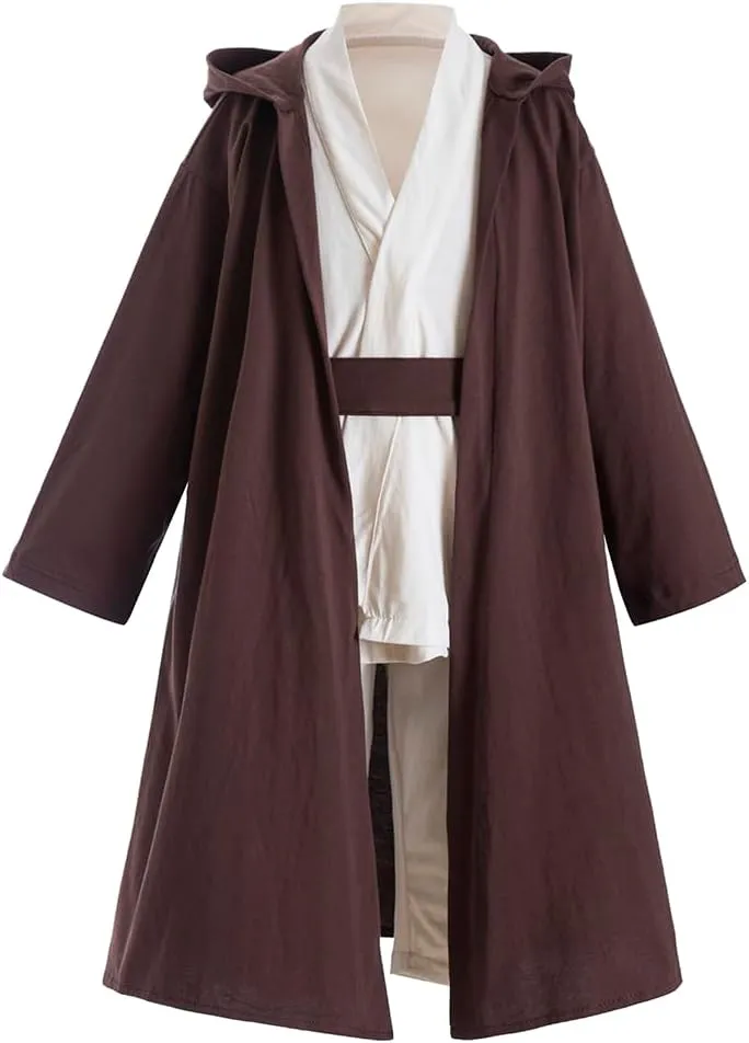 Kids Laku Tunic Costume Boys Tunic Hooded Robe Full Set Halloween Cosplay Costume Cloak Set