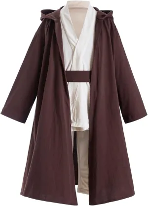 Kids Laku Tunic Costume Boys Tunic Hooded Robe Full Set Halloween Cosplay Costume Cloak Set