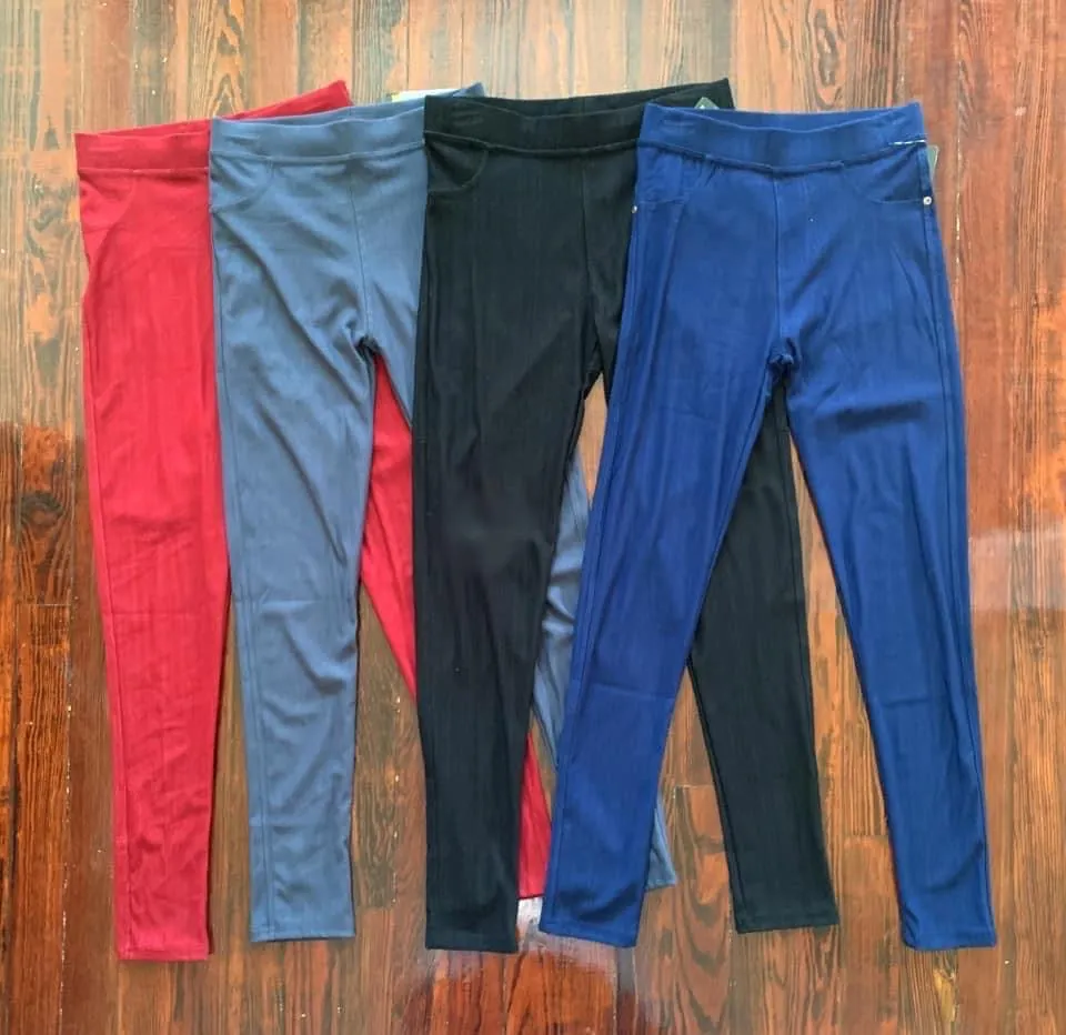 Knit Denim Jeggings