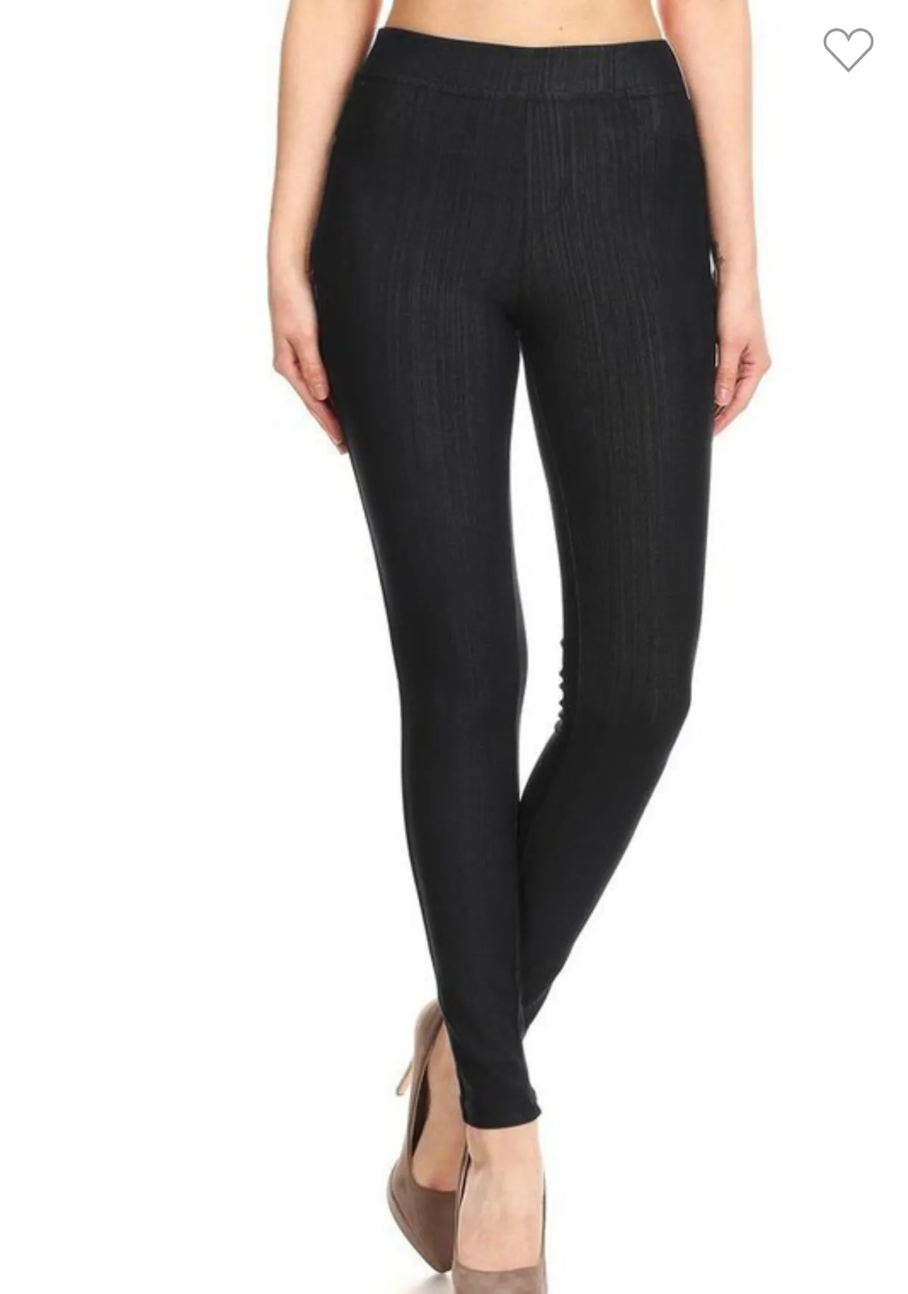Knit Denim Jeggings