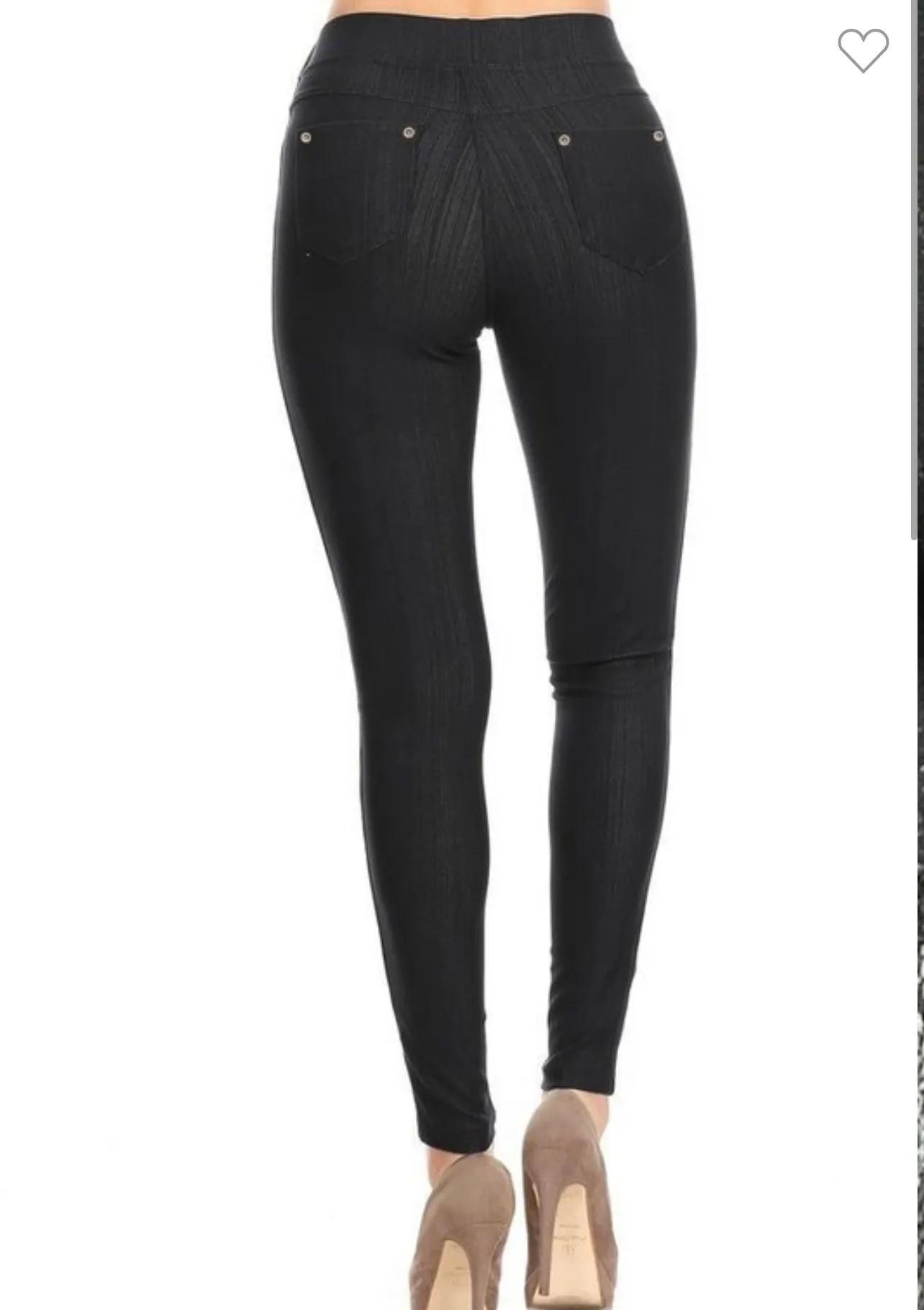 Knit Denim Jeggings