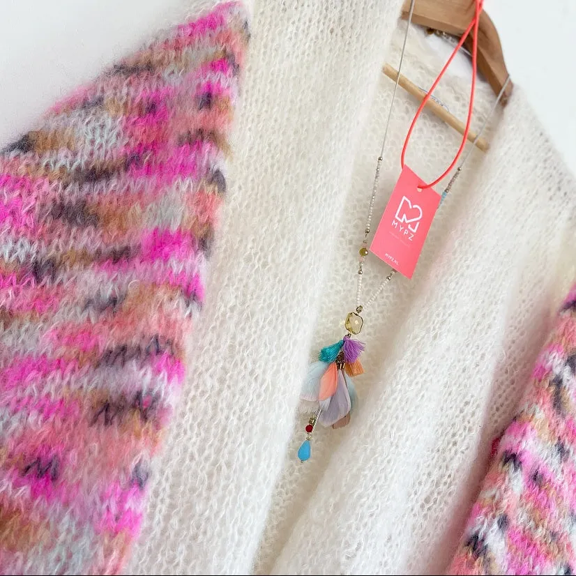 Knitting kit – MYPZ Basic Light Mohair Cardigan Brighter Days No10 (ENG-NL)