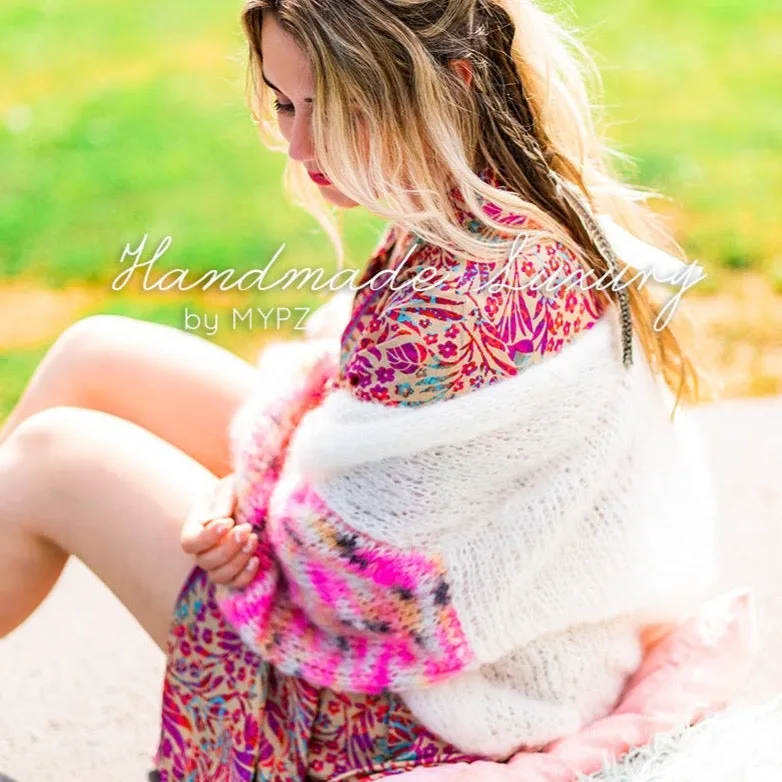 Knitting kit – MYPZ Basic Light Mohair Cardigan Brighter Days No10 (ENG-NL)