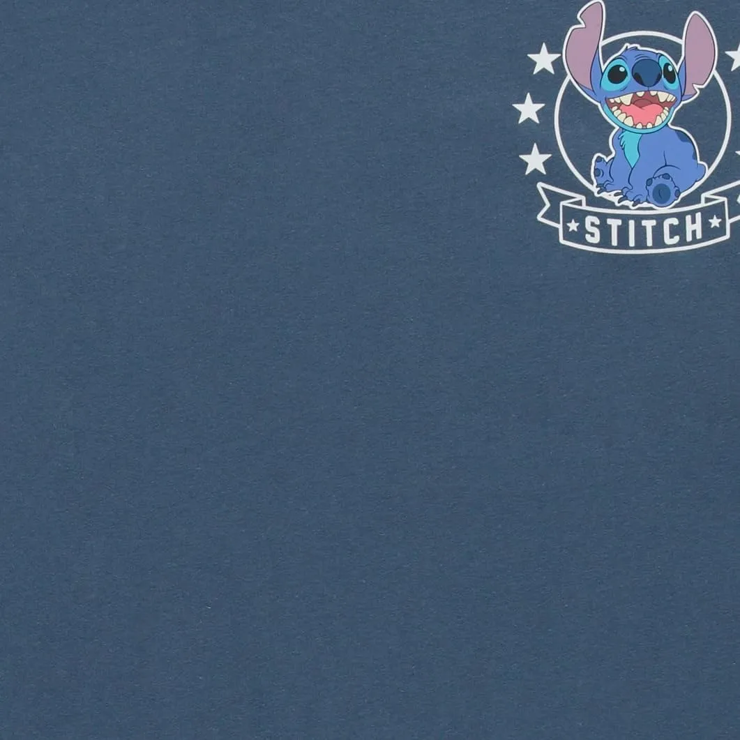 Ladies Mickey & Minnie Mouse Shirt - Lilo and Stitch Mickey & Minnie - Long Sleeve Varsity Stripe Sleeve Athletic Tee