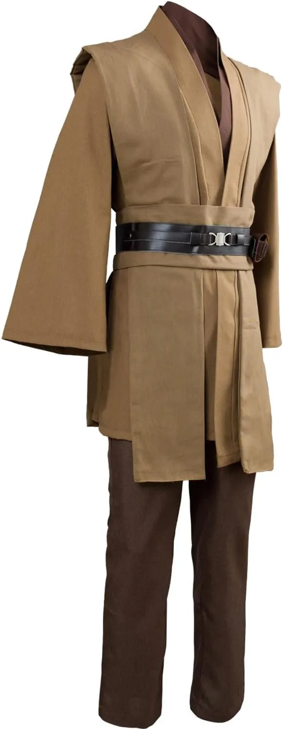 Laku Tunic Costume Men's Tunic Hooded Robe Full Set Halloween Cosplay Costume Cloak Set