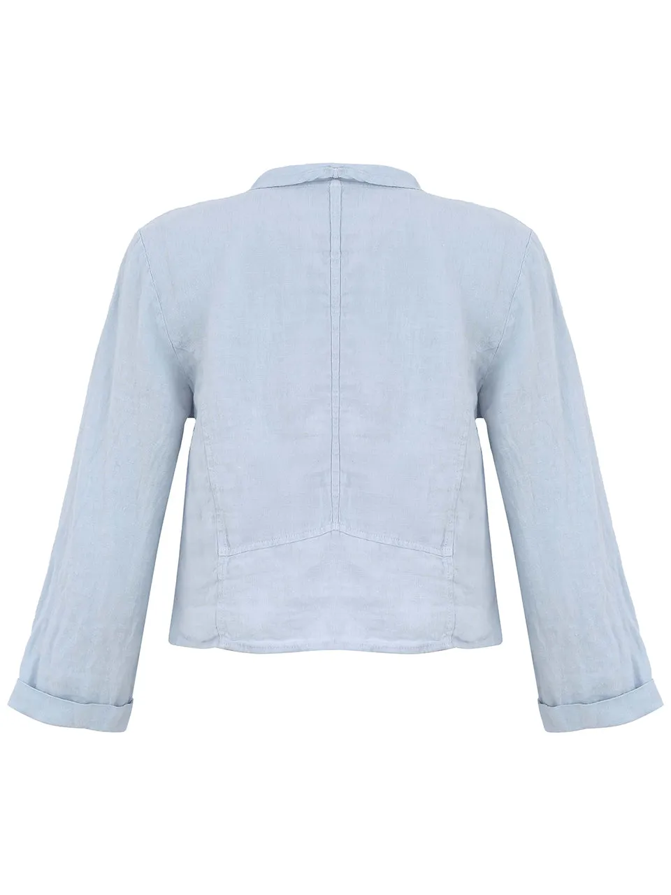 LINEN CROP CARDI