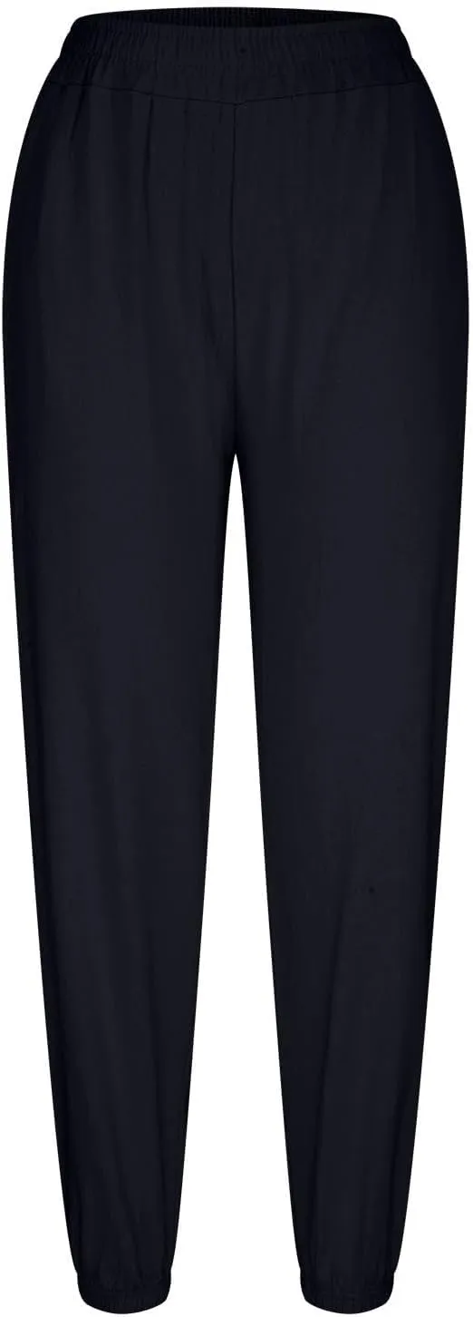 Linen Pants Spring Lightweight Cotton Lounge Pant Women Trousers Work Casual High Waisted