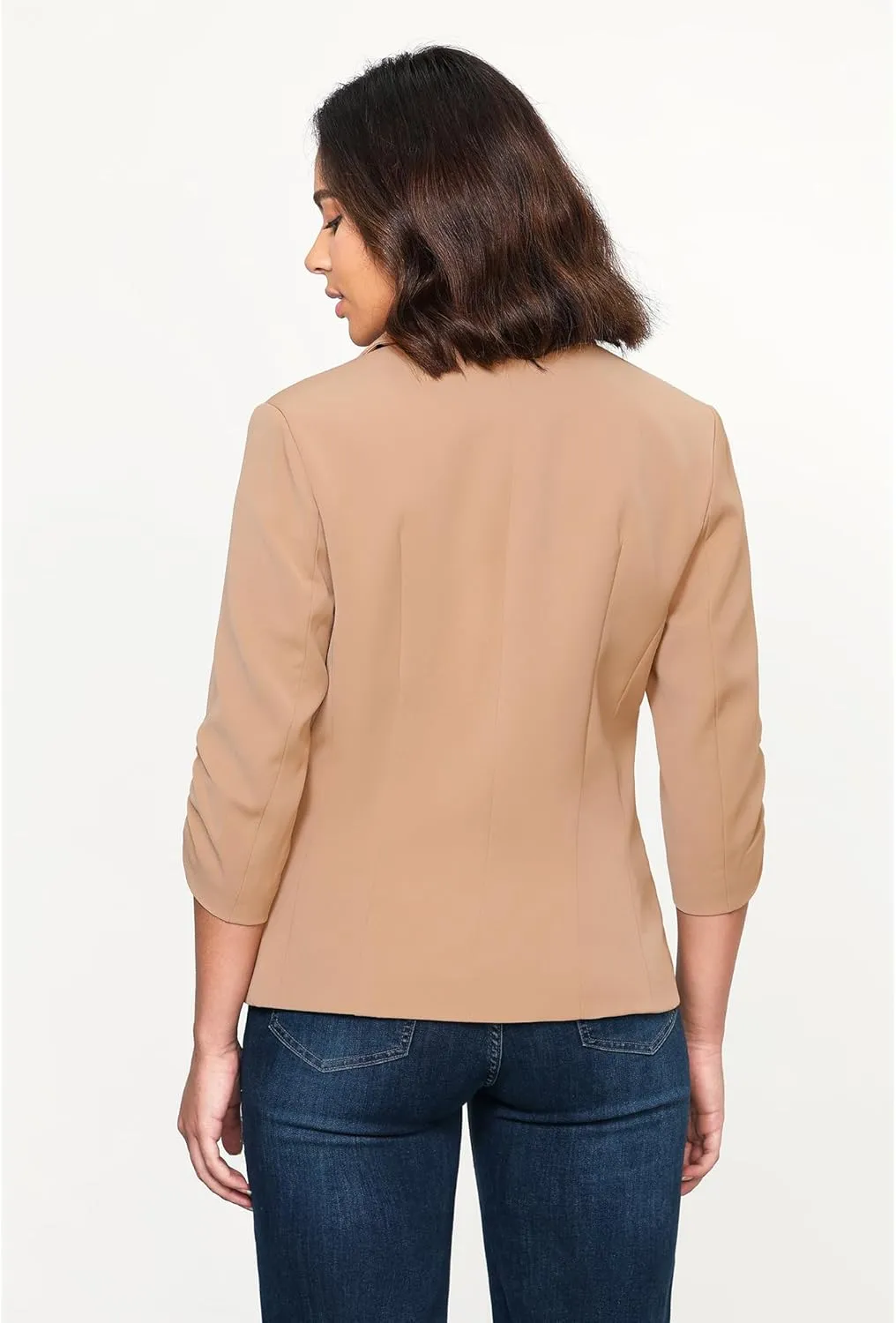 LookbookStore Blazers for Women Suit Jackets Dressy 3/4 Sleeve Blazer Business Casual Outfits for Work
