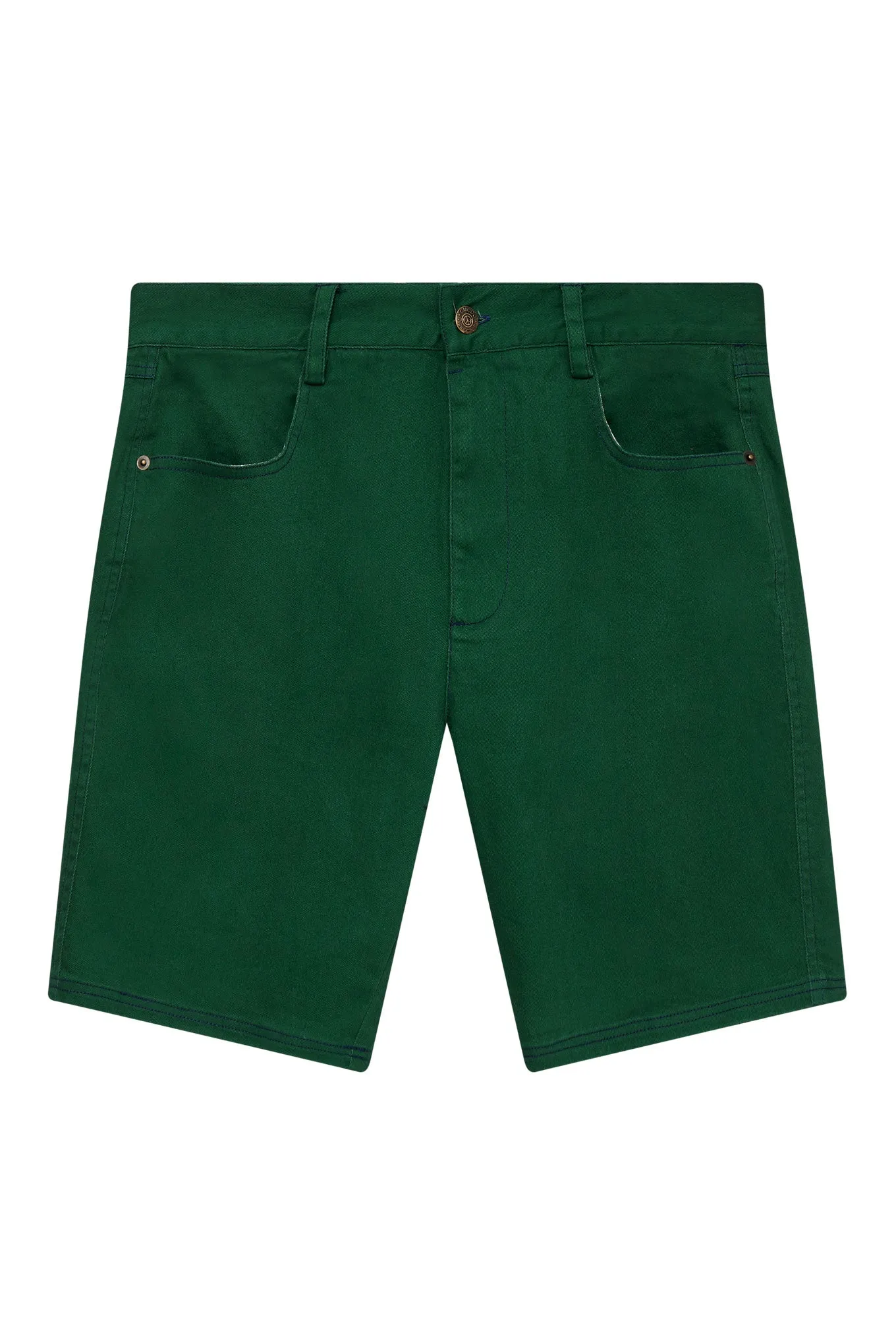 Lyric Cotton Shorts Forest Green