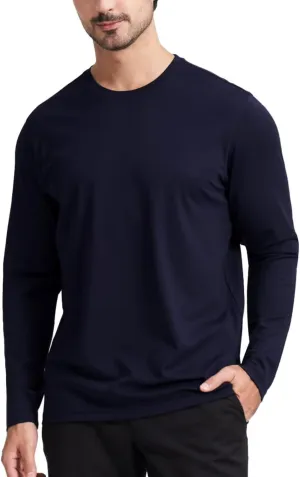M MAELREG Mens T Shirt Moisture Wicking Short and Long Sleeve Lightweight Casual Crewneck Golf Tee Shirts for Men