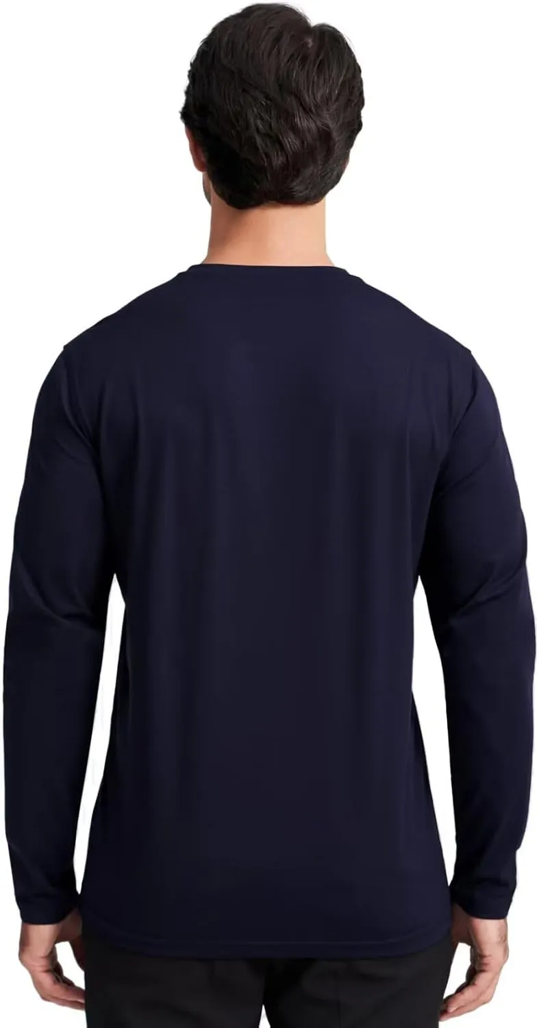 M MAELREG Mens T Shirt Moisture Wicking Short and Long Sleeve Lightweight Casual Crewneck Golf Tee Shirts for Men