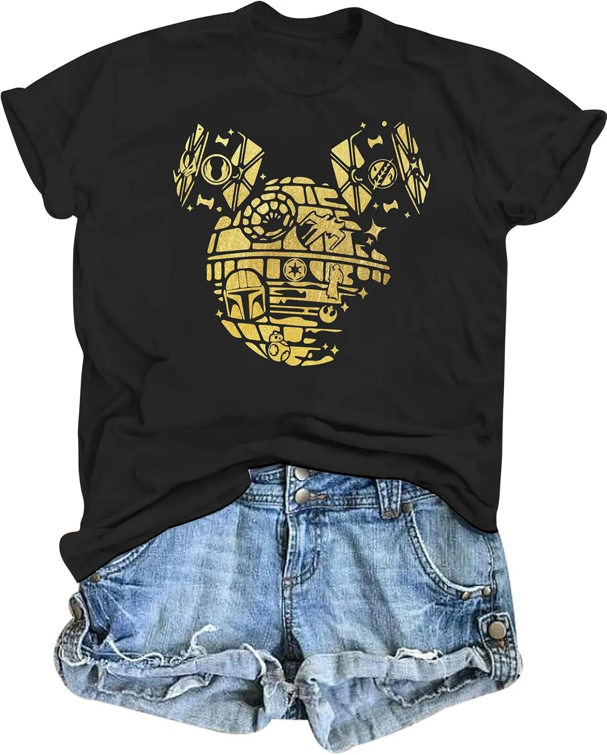 Magical Shirt for Women Funny Magical Kingdom Tshirts Summer Casual Graphic Short Sleeve Tee Tops