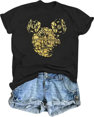 Magical Shirt for Women Funny Magical Kingdom Tshirts Summer Casual Graphic Short Sleeve Tee Tops