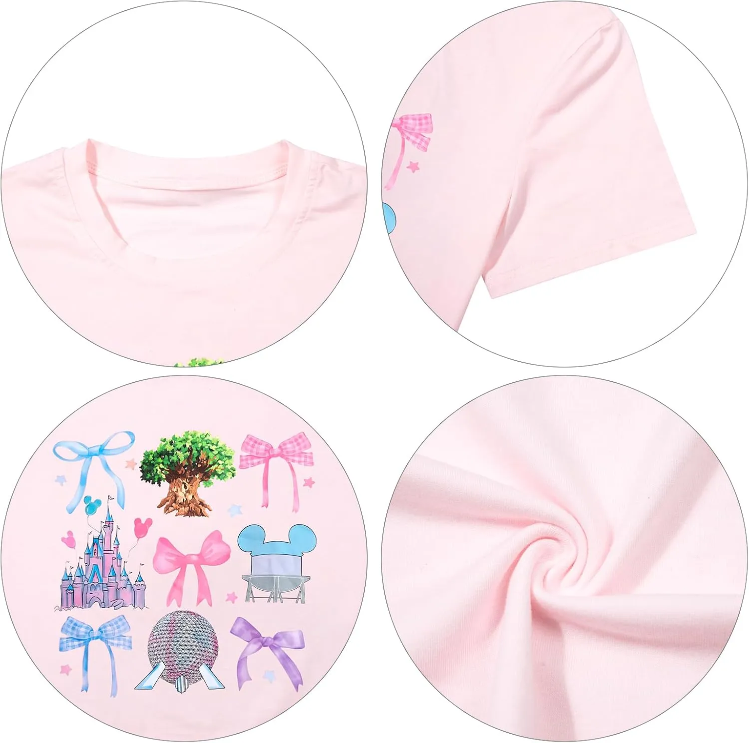 Magical Shirt for Women Magic Kingdom Shirts Castle Graphic T Shirt Family Vacation Tee Casual Holiday Tops