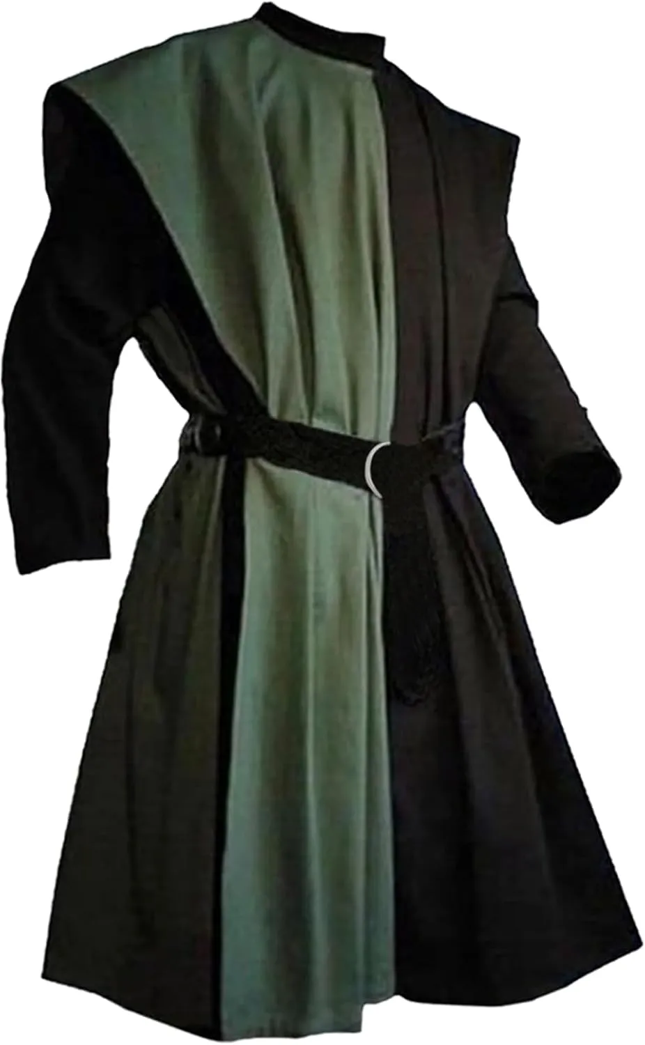 Men Medieval Costume Templar Tunic Renaissance Shirt Cloak Robe Top Cape Cosplay Pirate Knight Warrior Halloween Outfits