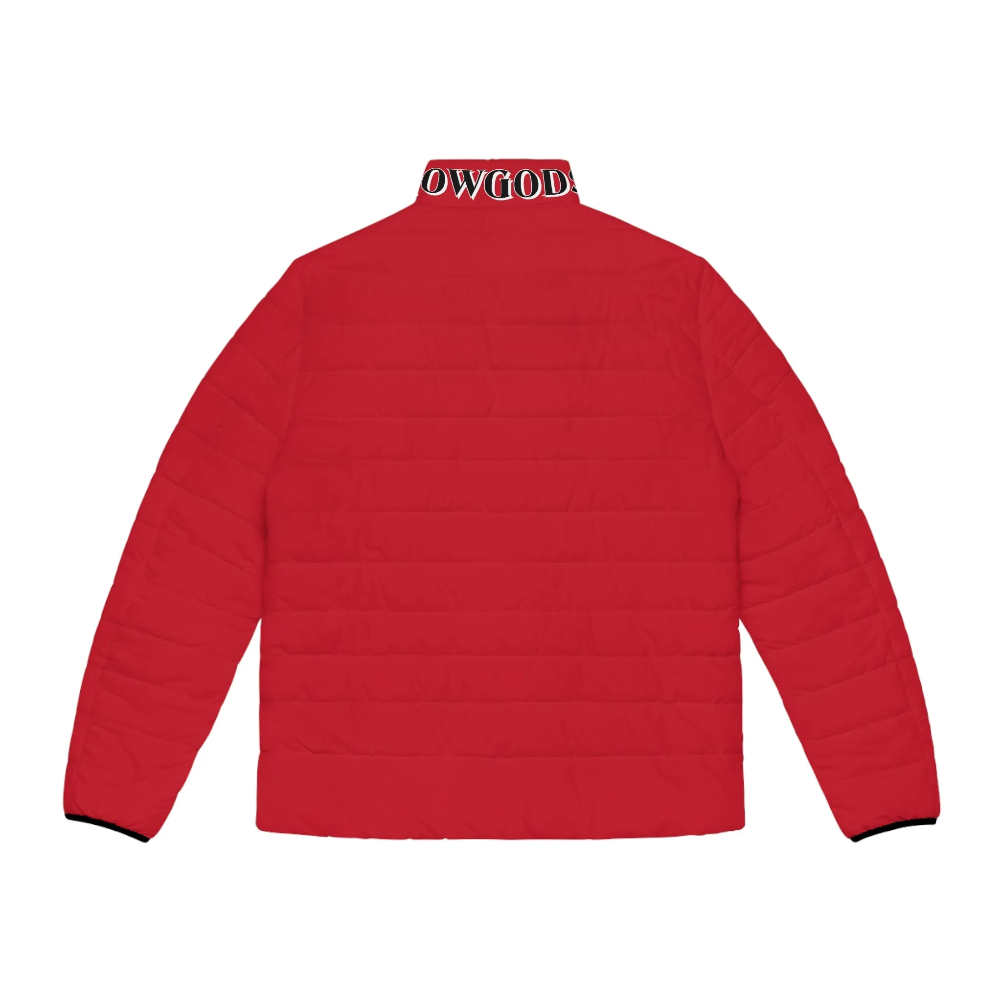 Men's CROWGODSHI Puffer Jacket, RED