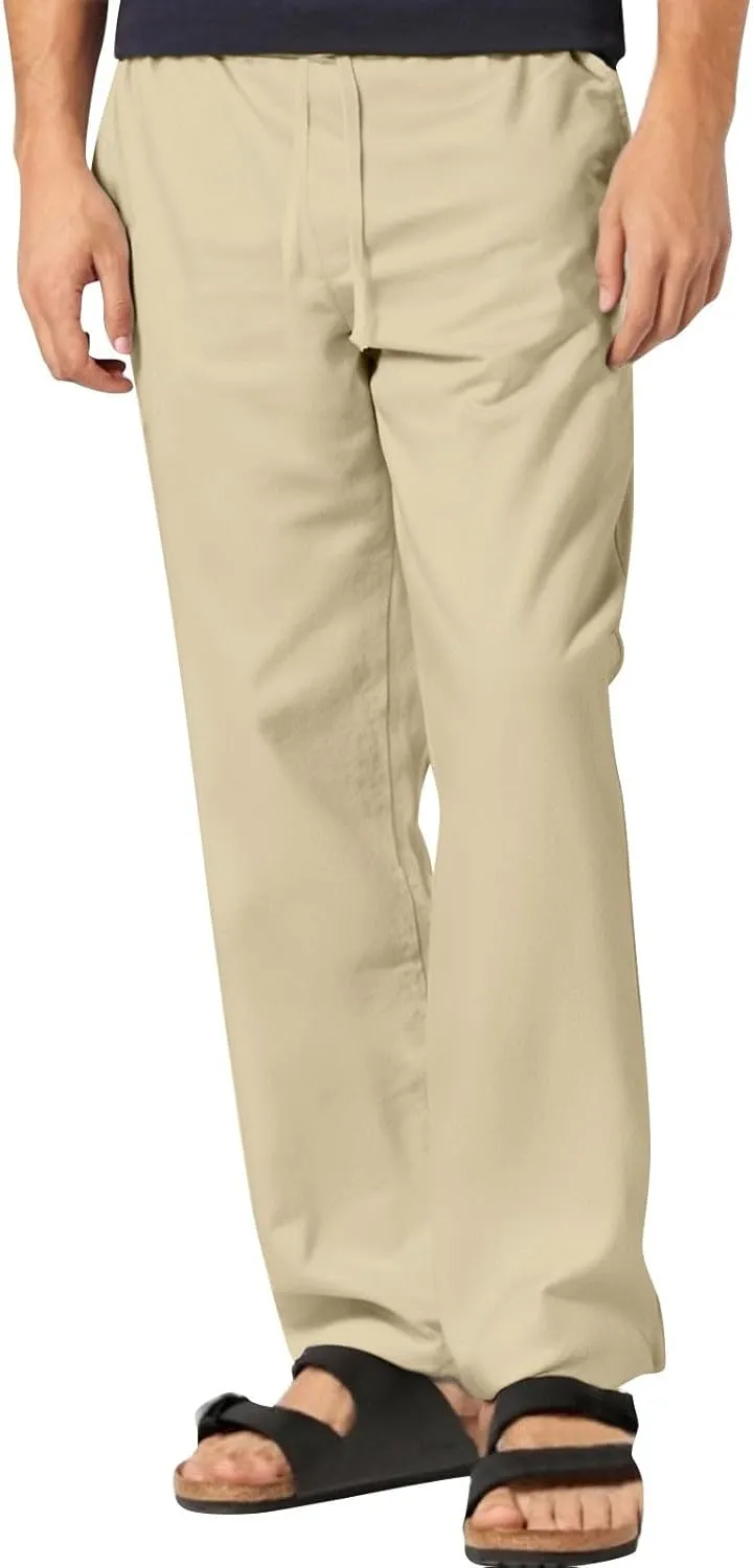 Men's Hip-hop Pants Breathable Linen Loose Casual Daily Sports Home Pants 2025