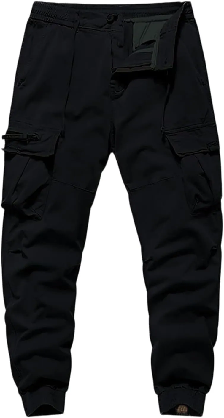Men's Loose Fit Cargo Pants Running Training Pants