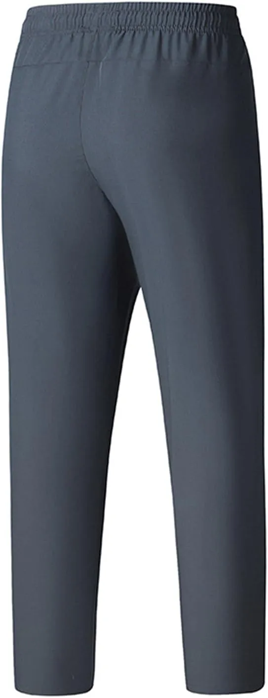 Men's Lounge Pants Drawstring Breathable Comfy Sweatpants Lightweight Straight Leg Pants Summer Trousers with Pockets