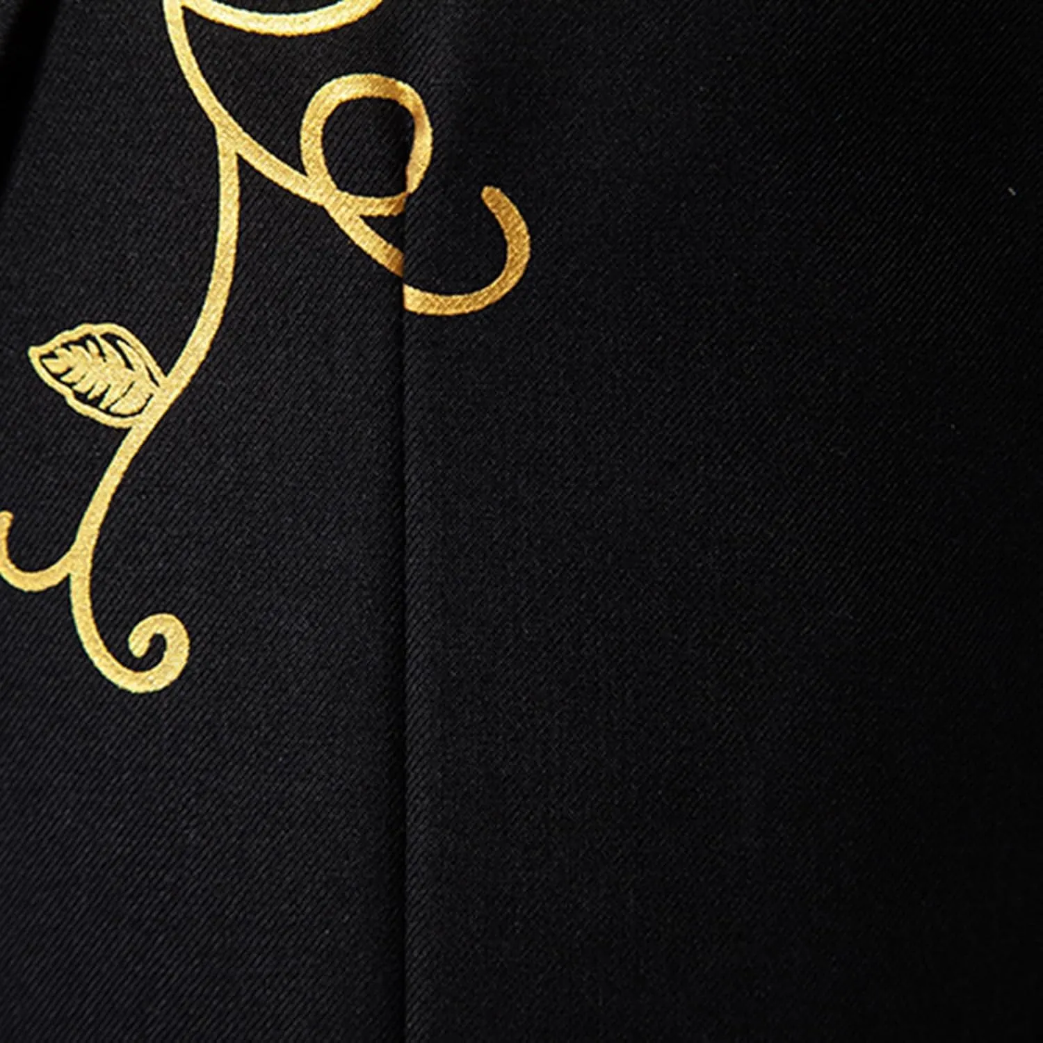 Mens Luxurious Gold Bronzing Blazers Long Sleeve Suit Jacket Slim Fit Sport Coats for Wedding Prom Formal Business