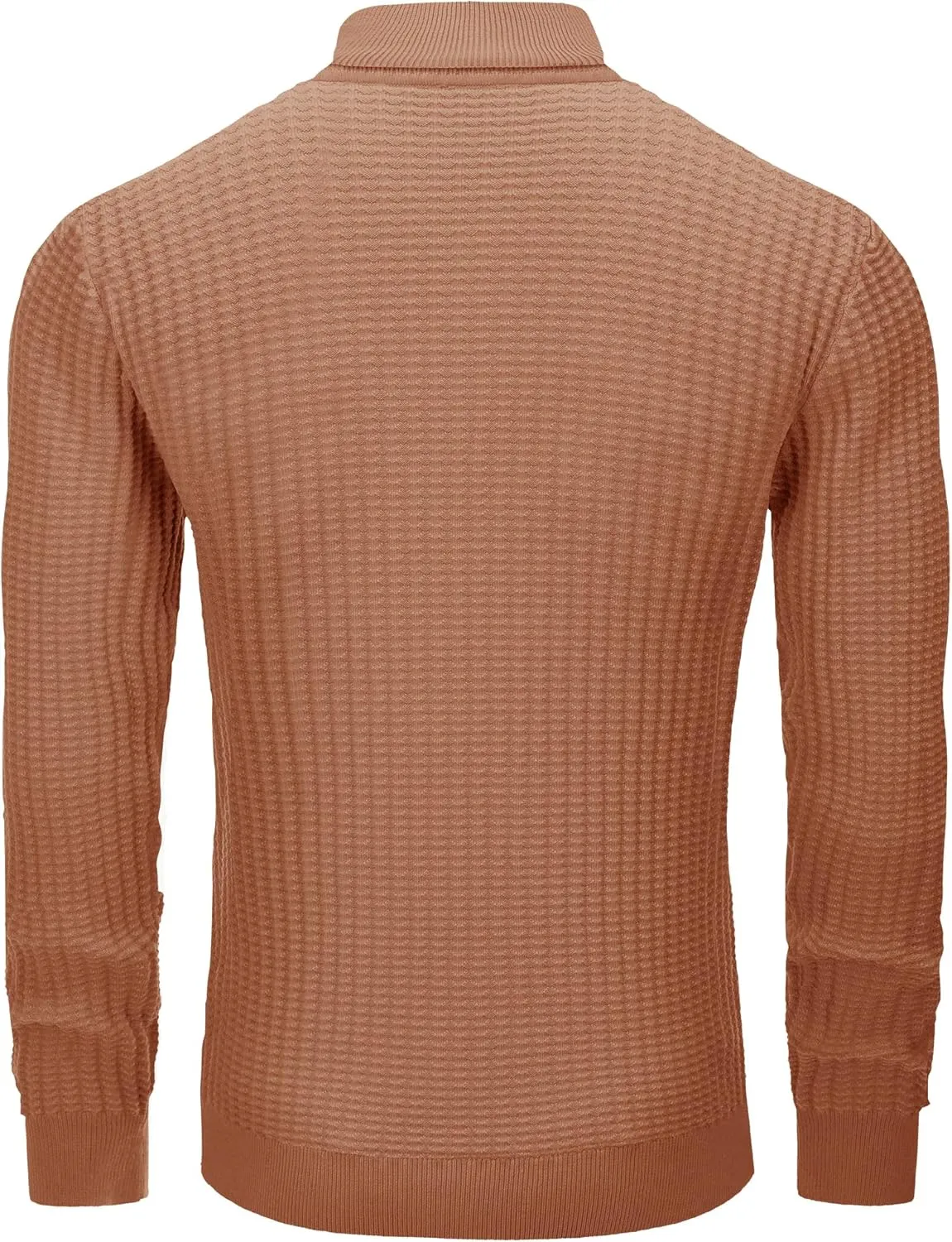 Men's Turtleneck Sweater Slim Fit Turtle Neck Sweater for Men Long Sleeve Pullover Sweater Thermal Sweater