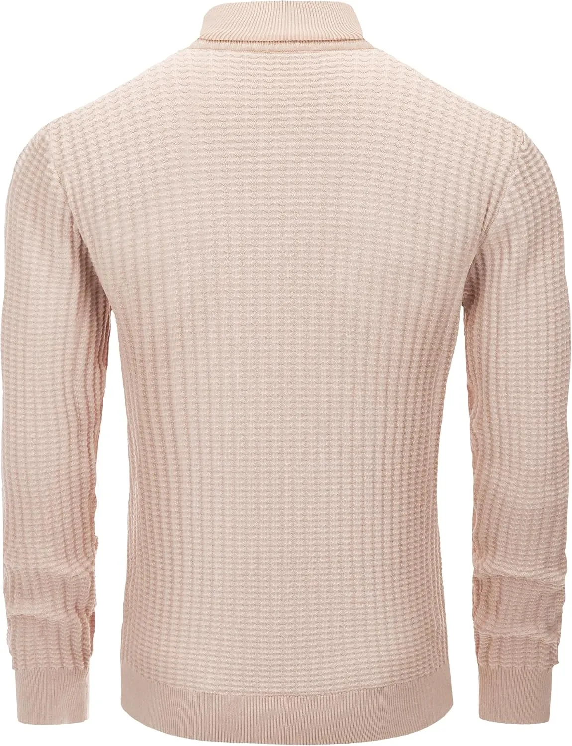 Men's Turtleneck Sweater Slim Fit Turtle Neck Sweater for Men Long Sleeve Pullover Sweater Thermal Sweater