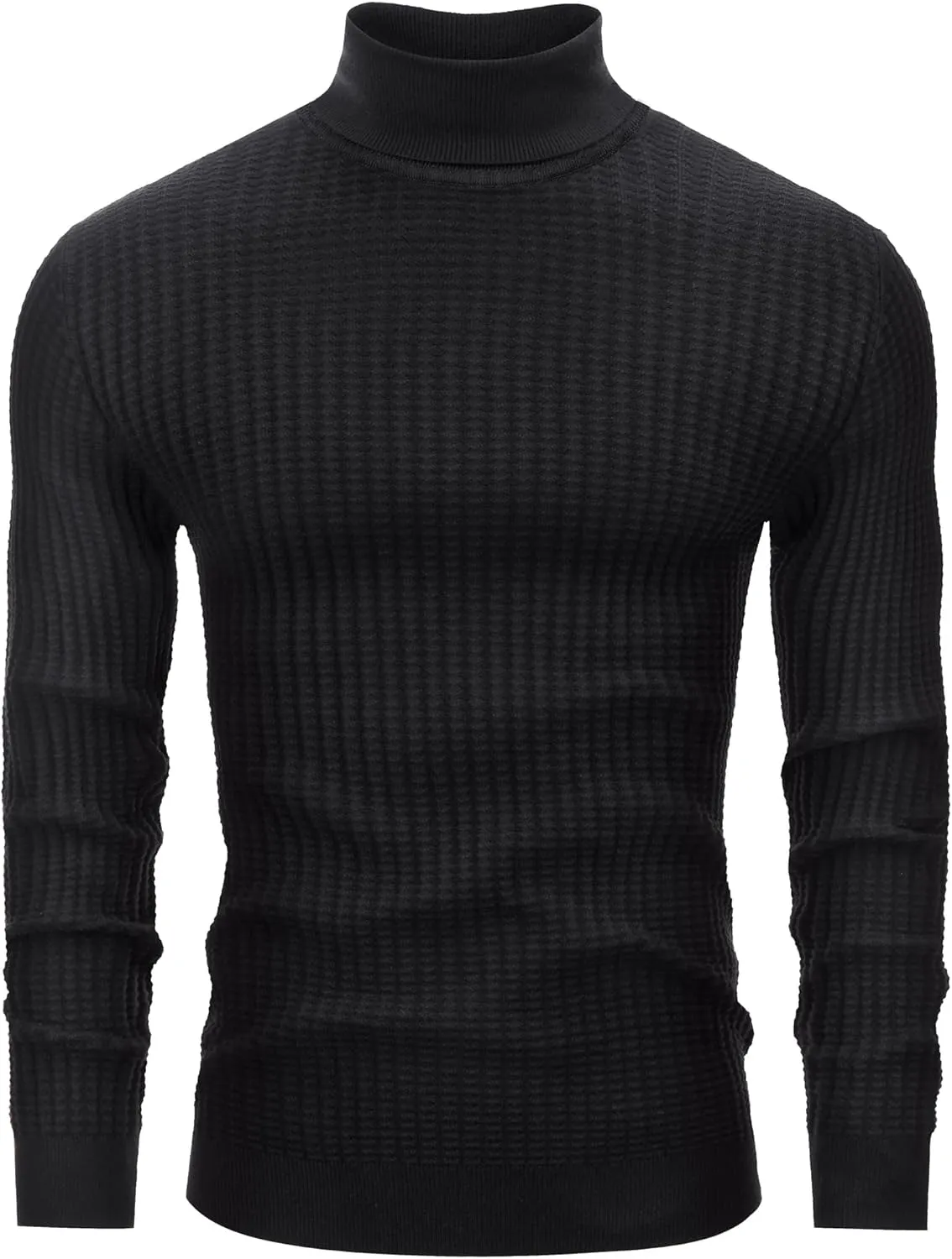 Men's Turtleneck Sweater Slim Fit Turtle Neck Sweater for Men Long Sleeve Pullover Sweater Thermal Sweater