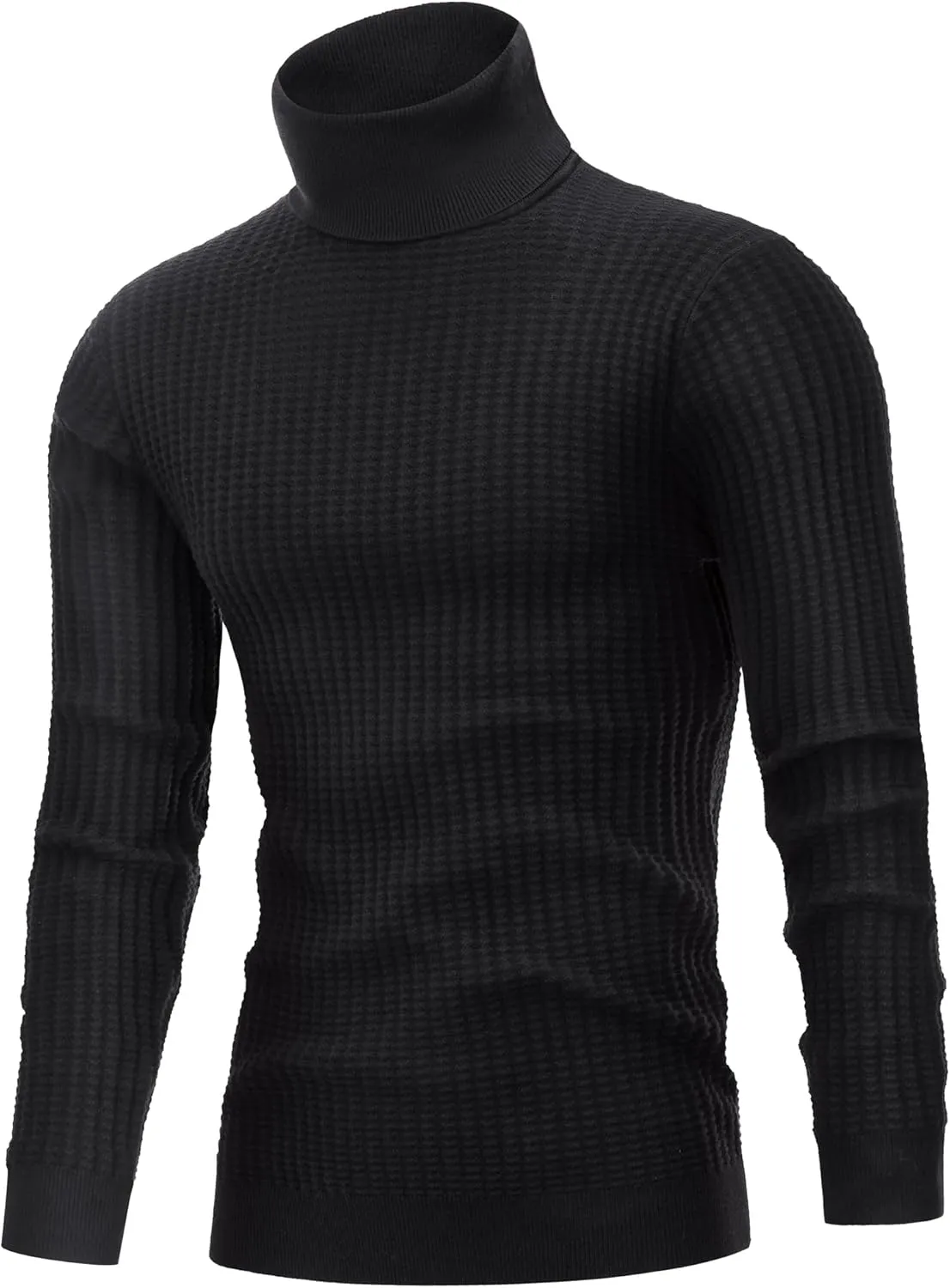 Men's Turtleneck Sweater Slim Fit Turtle Neck Sweater for Men Long Sleeve Pullover Sweater Thermal Sweater