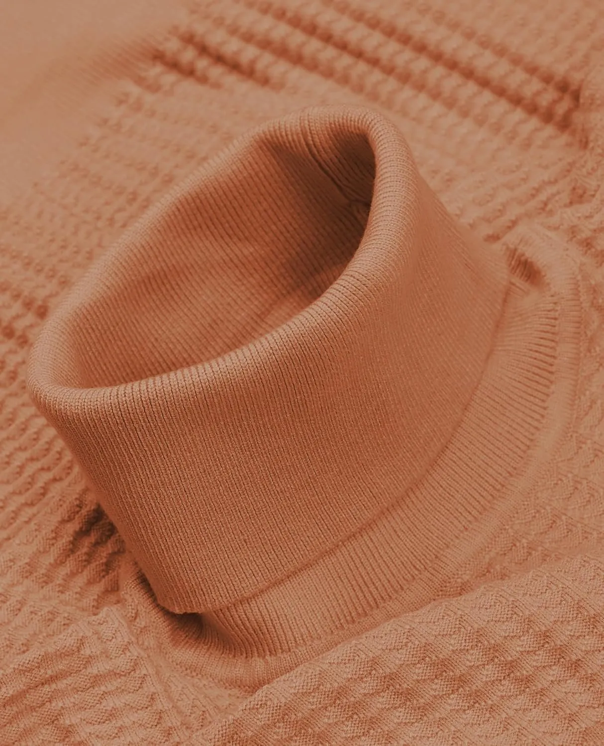 Men's Turtleneck Sweater Slim Fit Turtle Neck Sweater for Men Long Sleeve Pullover Sweater Thermal Sweater