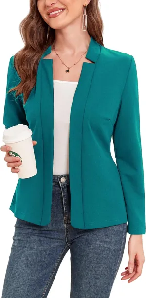 MINTLIMIT Women's Casual Blazer Long Sleeve Open Front Business Work Office Blazer Jacket with Pockets 2025