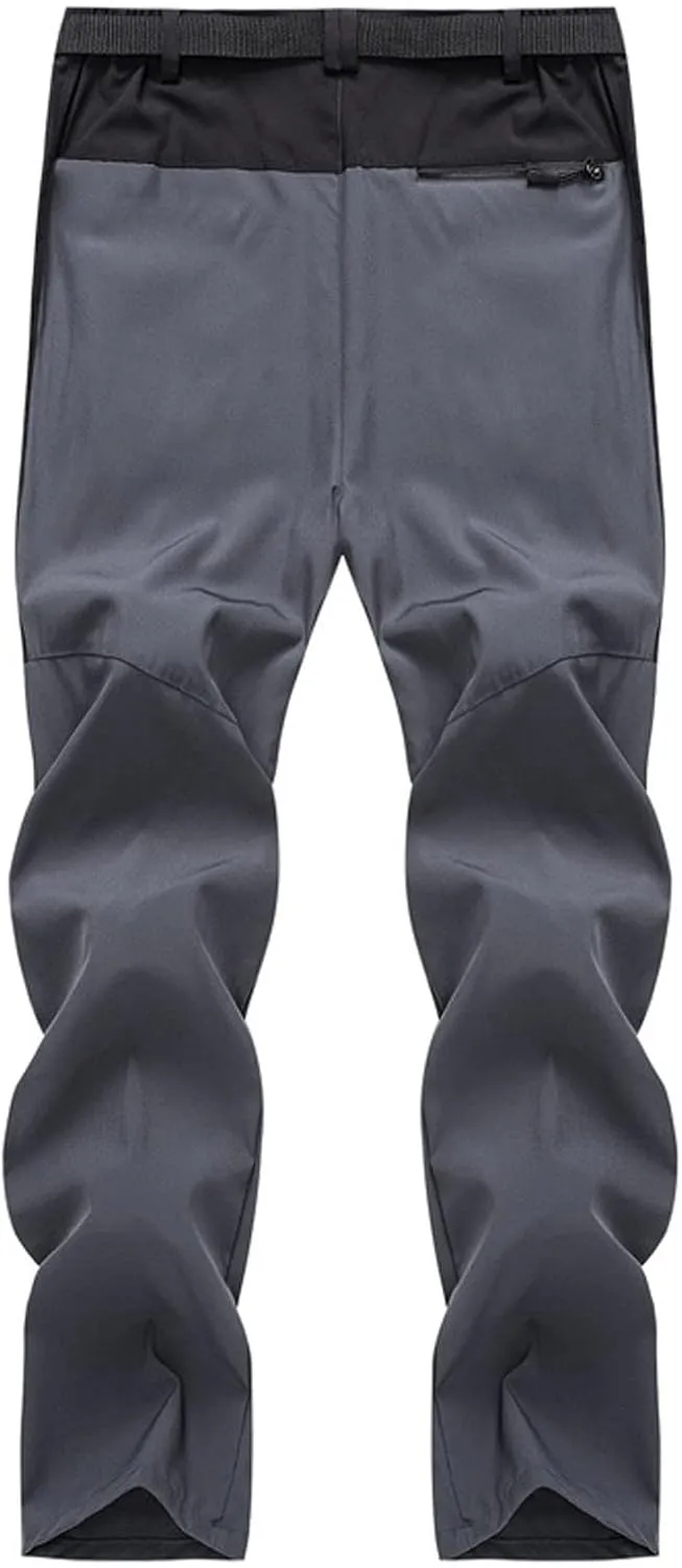 Muscularfit Men Joggers Pants Casual Cotton Buckle Zipper Straight Legs Big and Tall Stretch Breathable Outdoor Sweatpants