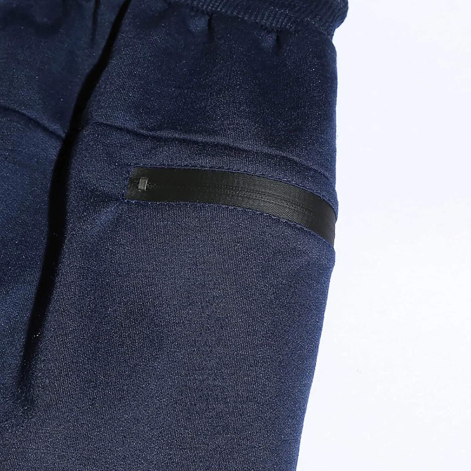 Muscularfit Mens Casual Pants Drawstring Stretch Zipper Pocket Sport Sweatpants Outdoor Fashion Skinny Running Fitness Pants
