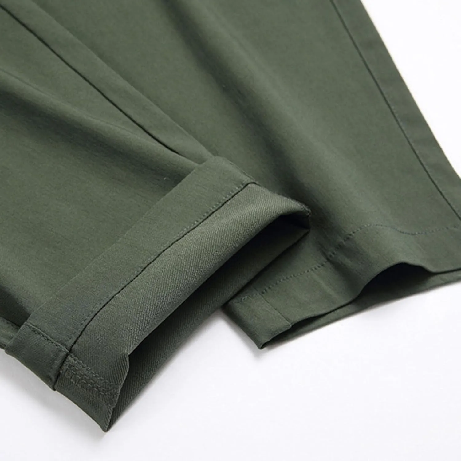 Muscularfit Tactical Pants for Men Stretch Solid Cotton Cargo Pant Causal Multi Pockets Buckle Zipper Sweatpants Trousers