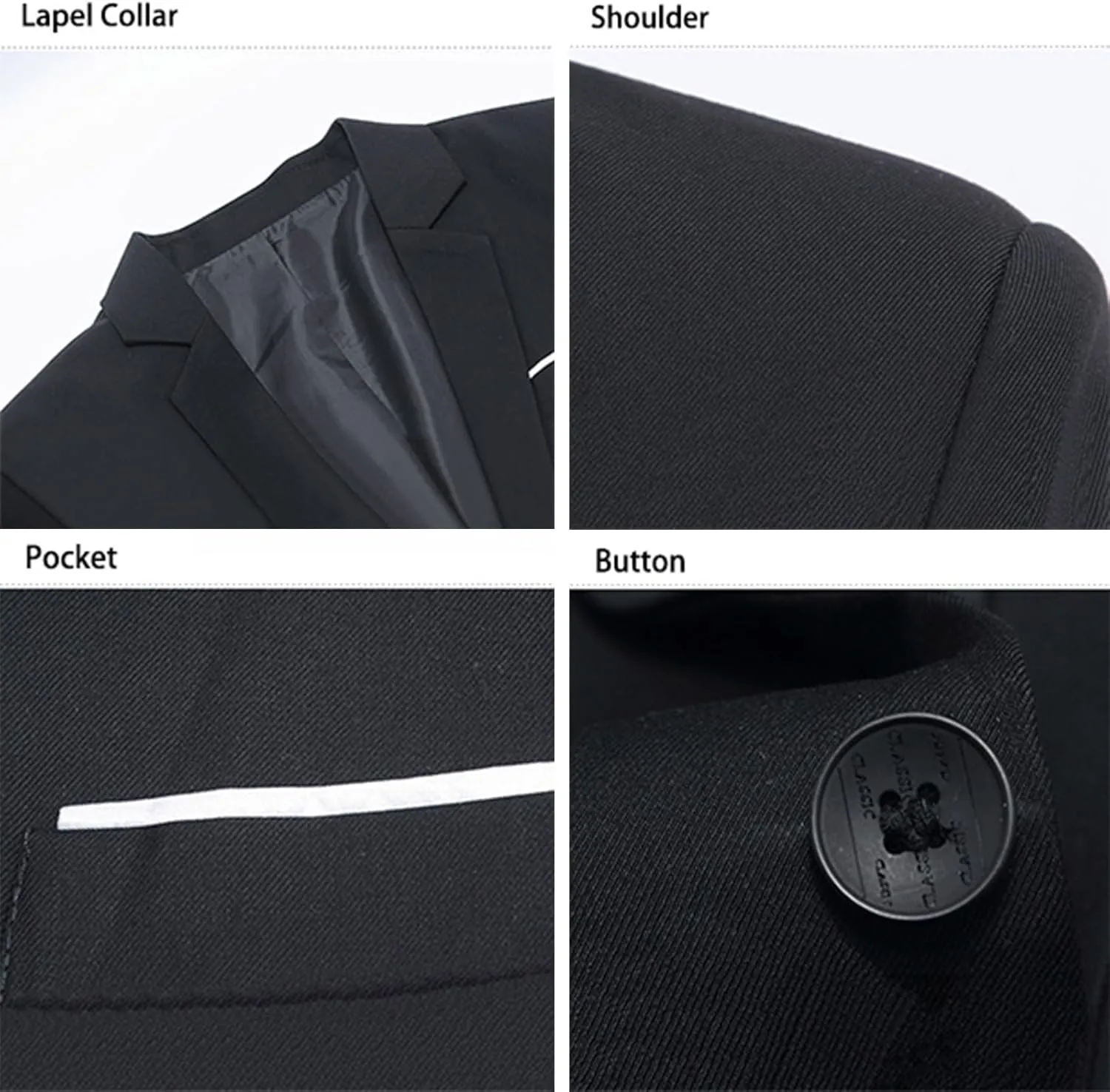 Mylldey Mens Blazers Slim Fit Business Casual Men Suit Sport Coat One Button Travel Blazer Lightweight Suit Jacket