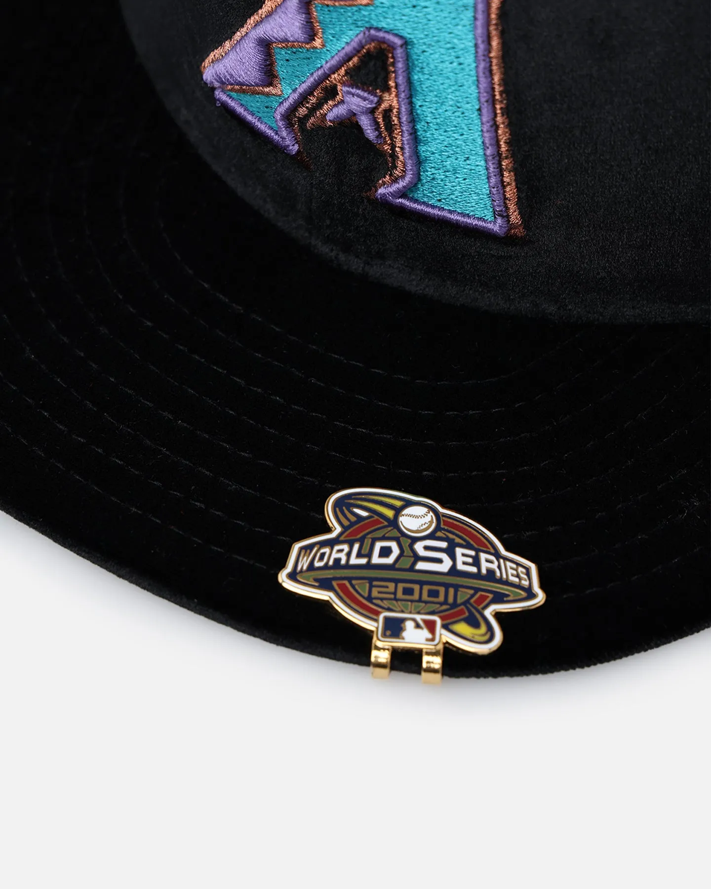 New Era Arizona Diamondbacks 'Velvet Visor Clip' 59FIFTY Fitted OTC