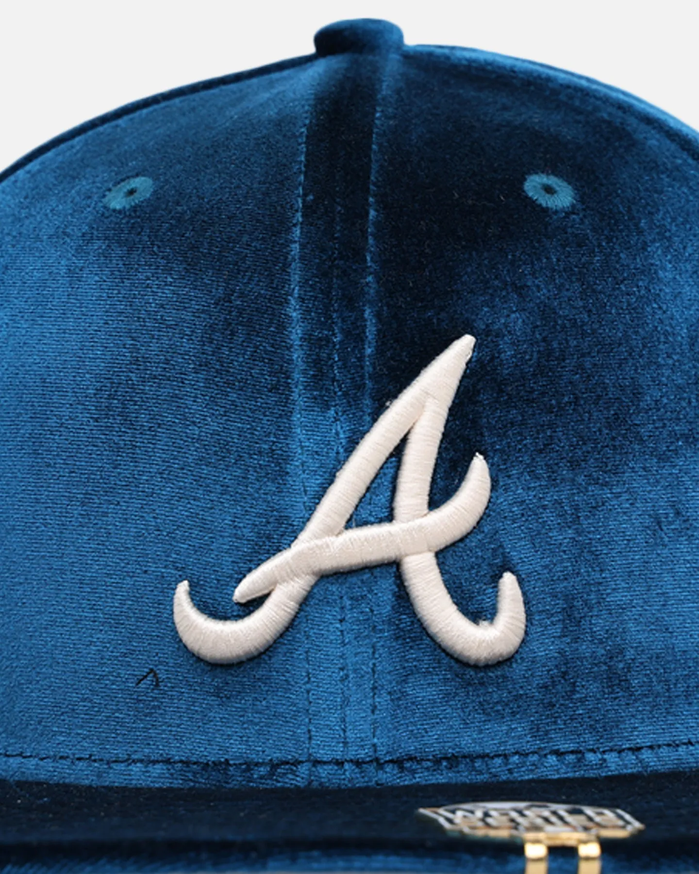 New Era Atlanta Braves 'Velvet Visor Clip' 59FIFTY Fitted OTC