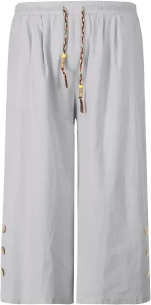 Ninja Pants Harem Men Summer Wear Lounge Linen Hip Hop Hippie Trousers Mens Beach for Everyday Bohemian Cotton