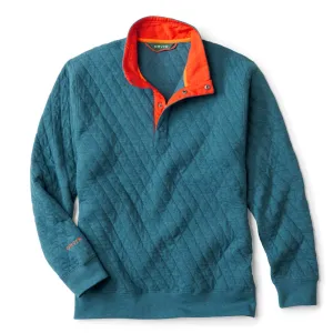 Outdoor Quilted Snap Sweatshirt