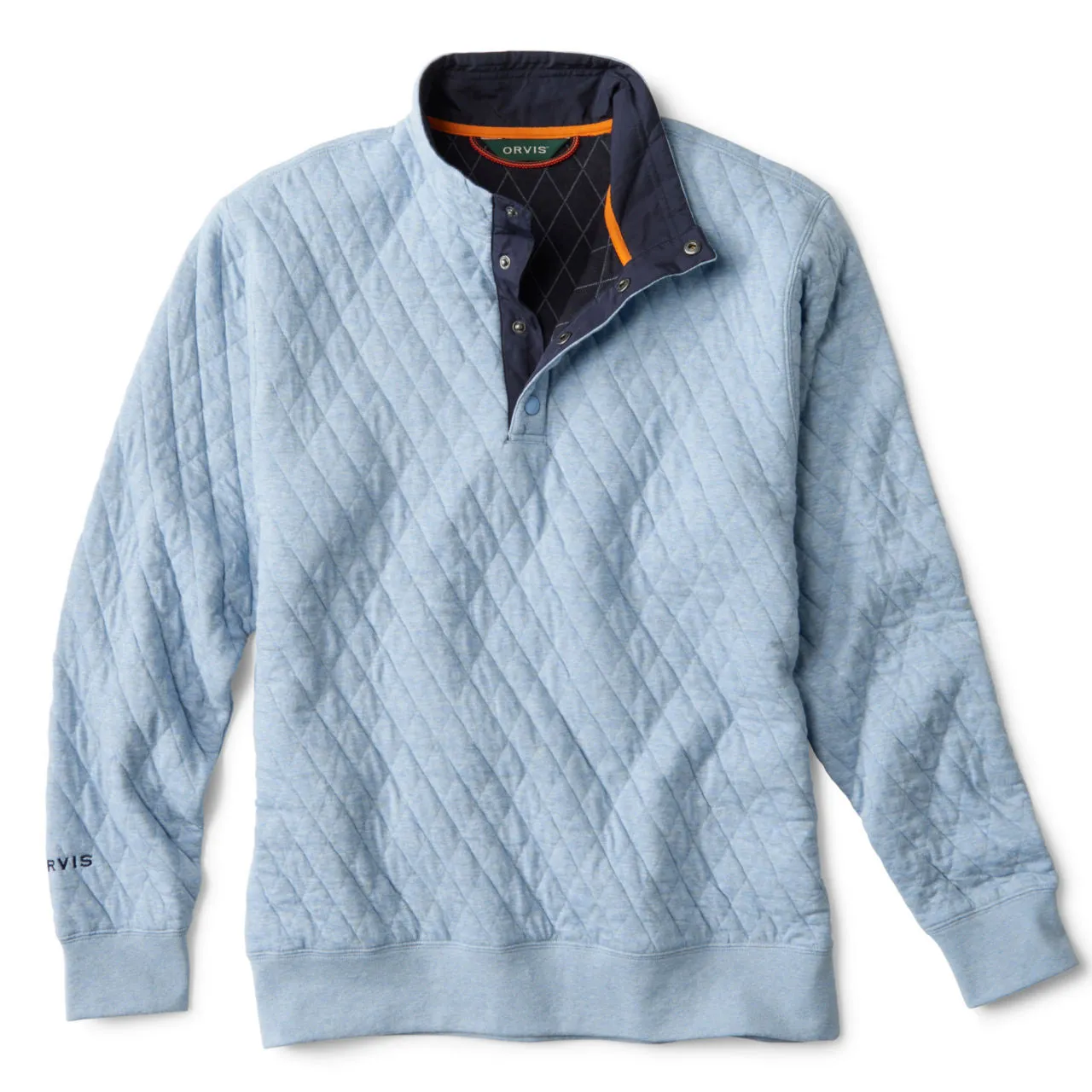 Outdoor Quilted Snap Sweatshirt