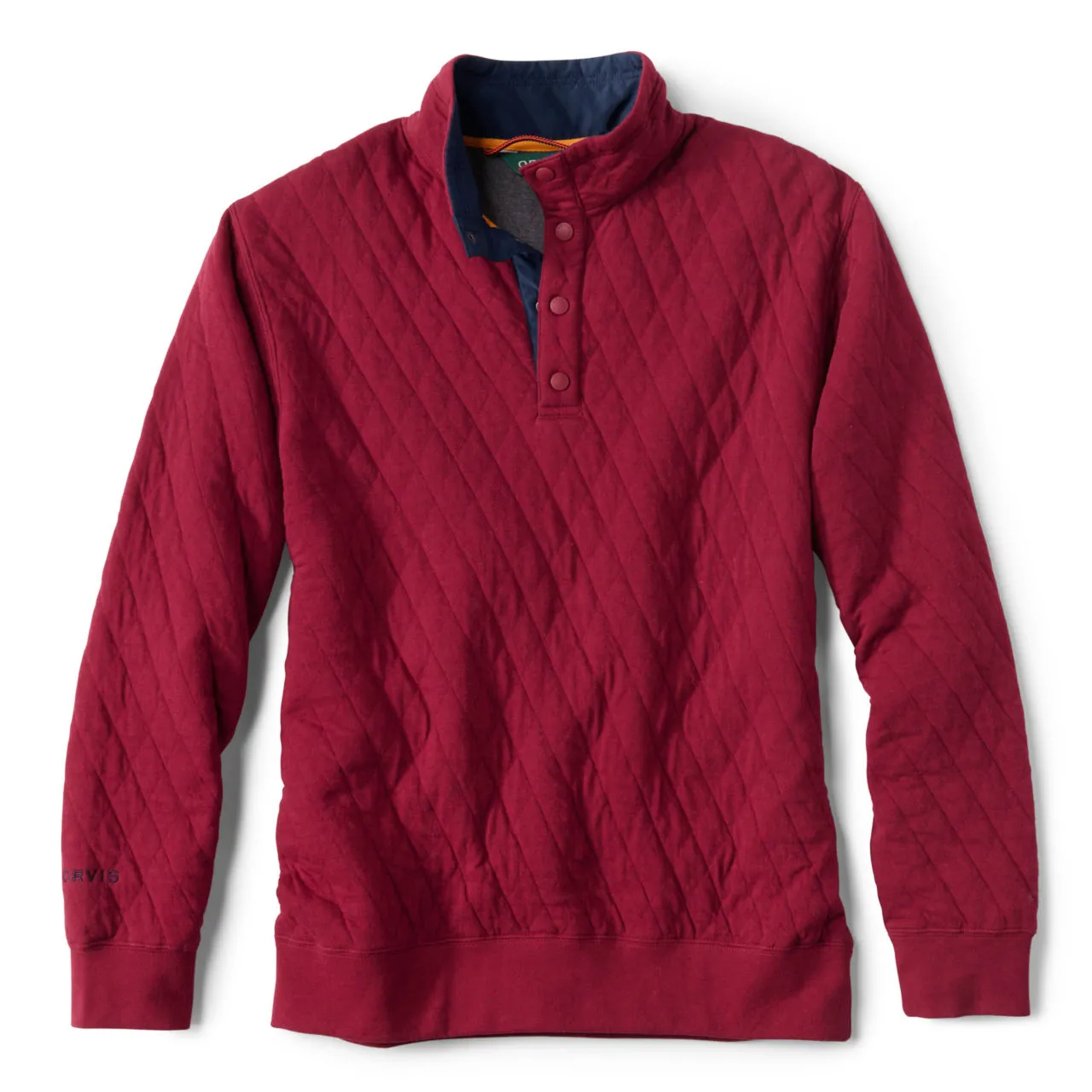 Outdoor Quilted Snap Sweatshirt
