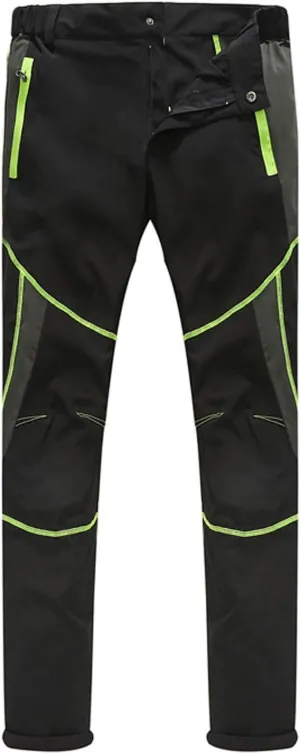 Pants For Men Mens Waterproof Pants Splice Windproof Trousers Casual Softshell Outdoor Hiking Trousers Cargo Pants