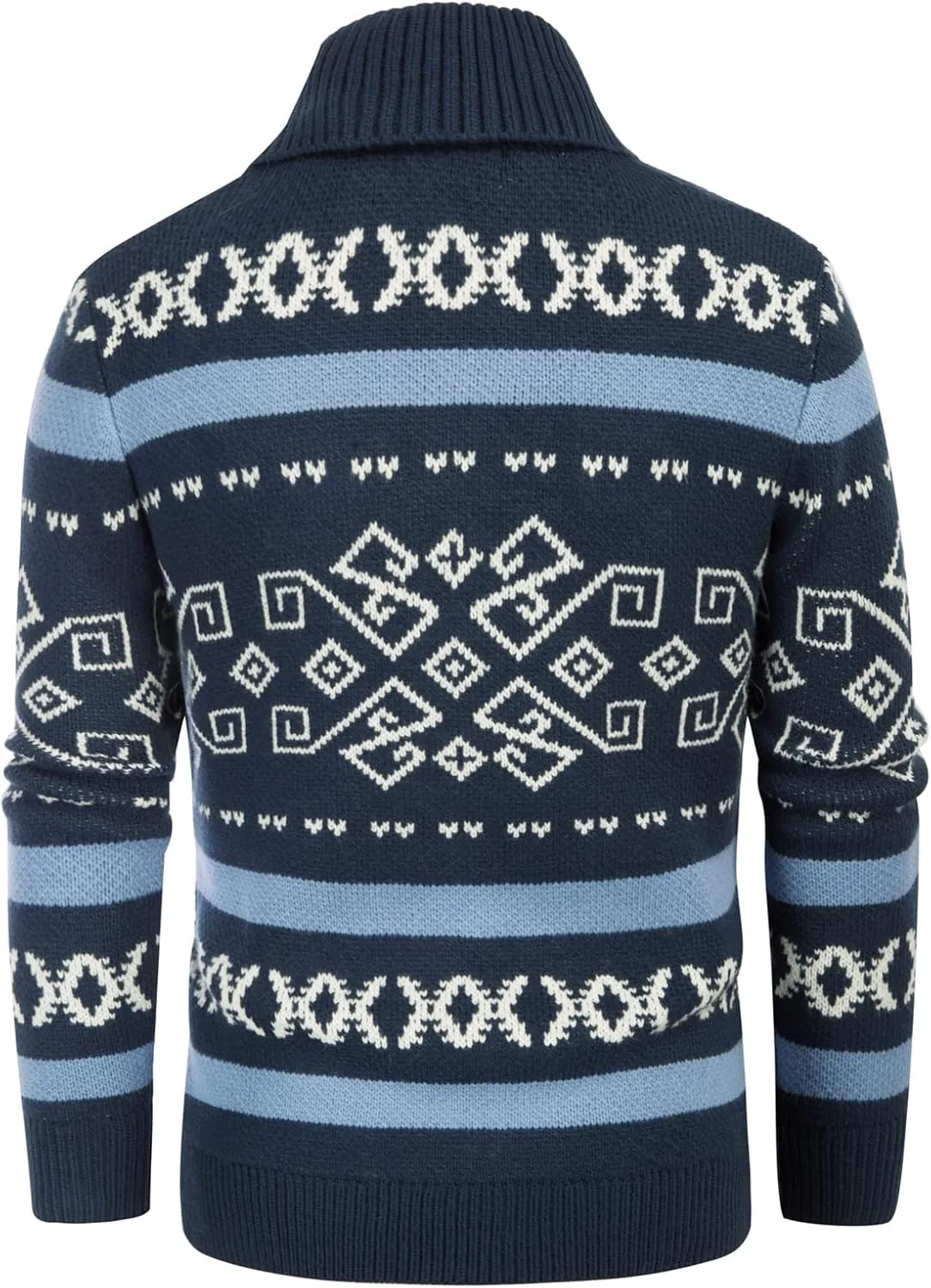 PJ Paul Jones Men's Casual Curling Sweater Cardigans Button Down Knitted Sweater