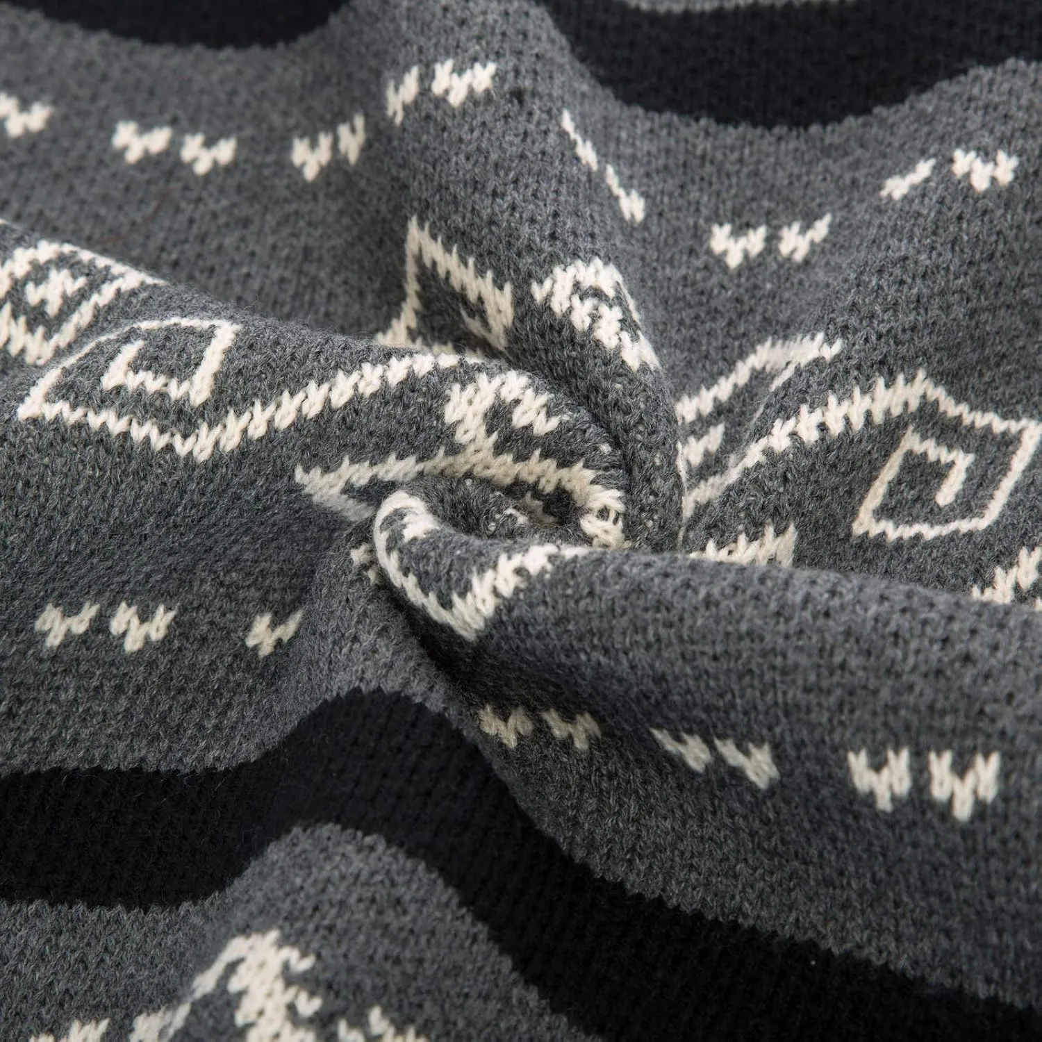 PJ Paul Jones Men's Casual Curling Sweater Cardigans Button Down Knitted Sweater