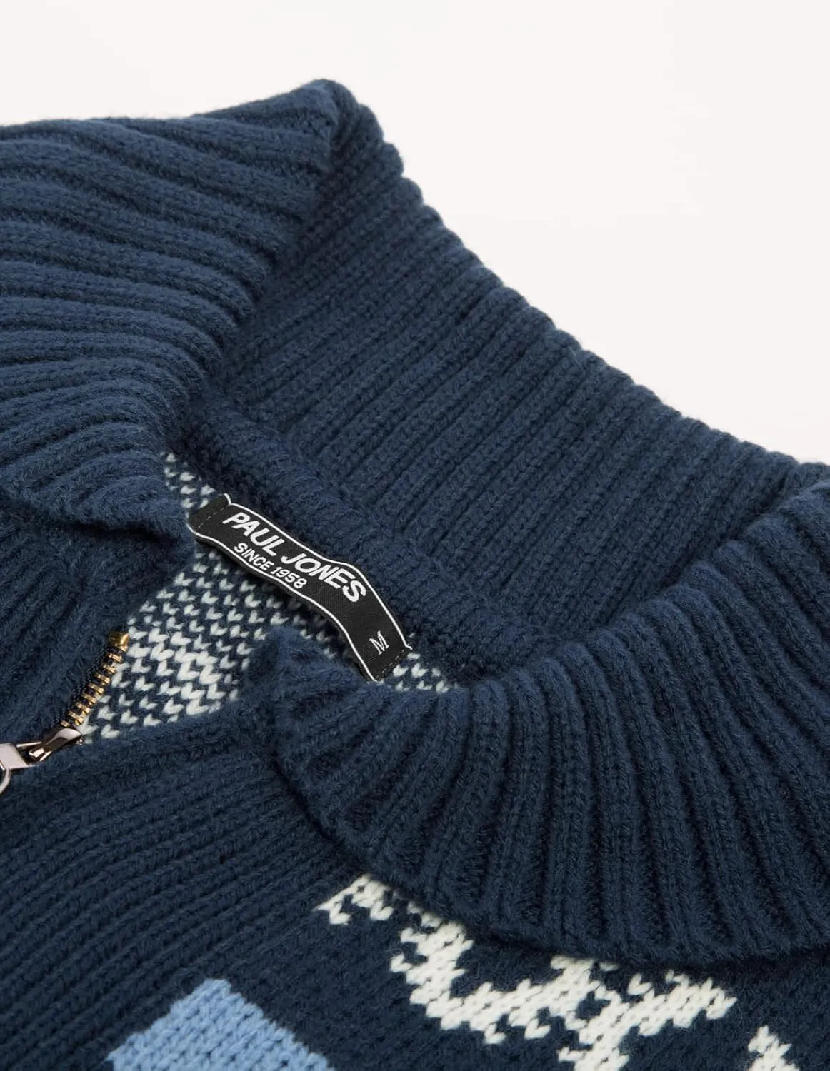 PJ Paul Jones Men's Casual Curling Sweater Cardigans Button Down Knitted Sweater