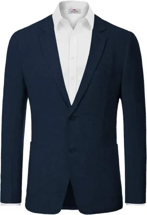 PJ Paul Jones Men's Slim Fit Lightweight Linen Jacket Tailored Blazer Sport Coat