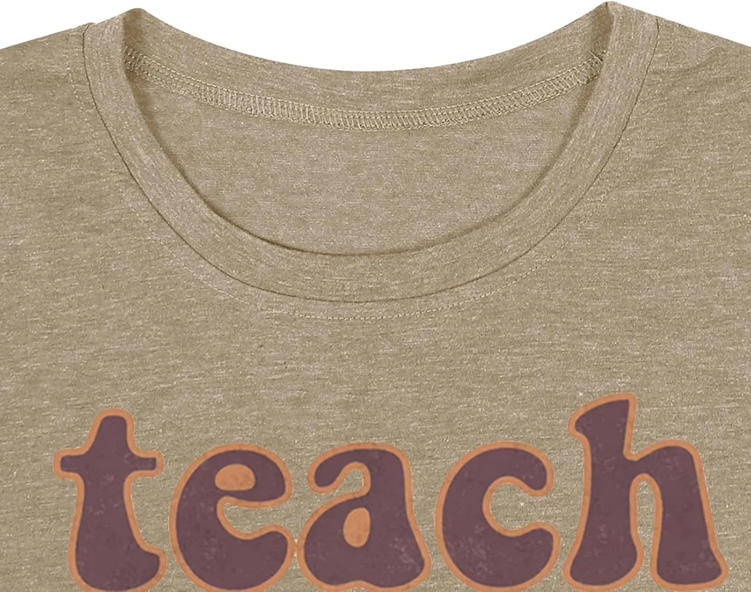 Plus Size Teacher Shirts Women Oversized Teach Life T Shirt Short Sleeve Graphic T-Shirt Gift Tops