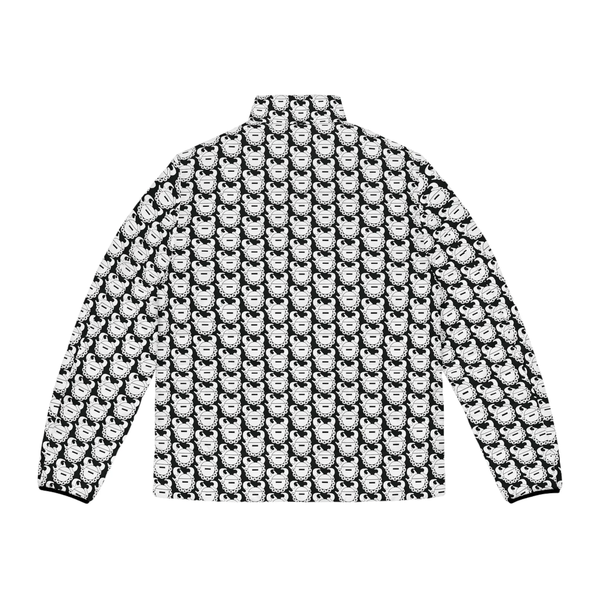 Puffer Jacket - Black/White Helmets